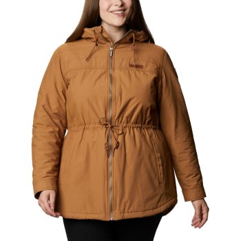 Columbia Chatfield Hill Plus Size, Chamarras Marrom Para Mujer | 507946-PVJ